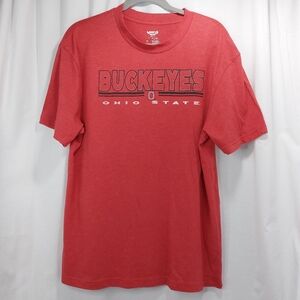 Ohio State‎ Buckeyes Concepts Sports Red T Shirt Size Large Short Sleeve
